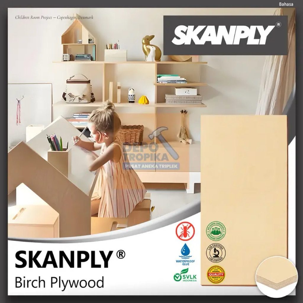 Birch Plywood | Plywood Mewah, 100% Birch Plywood Asli Skandinavia