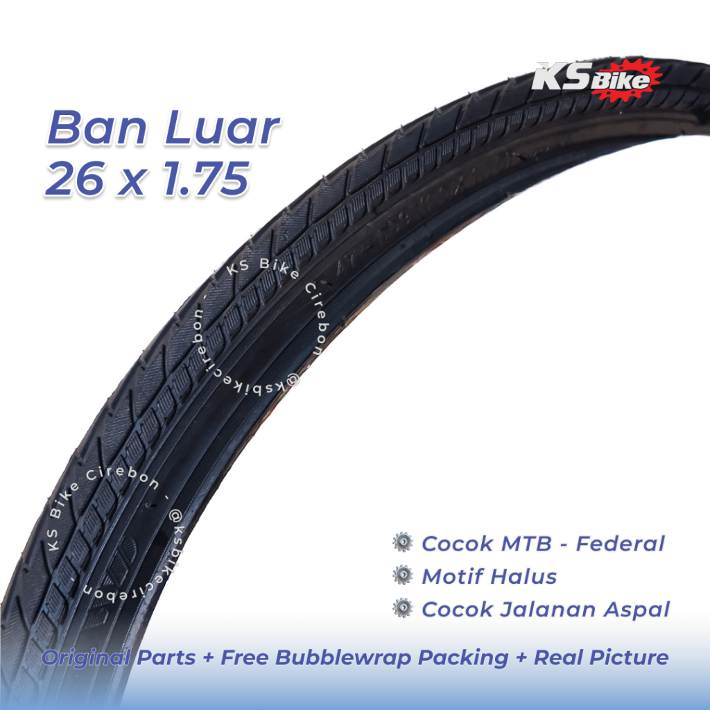Ban Luar Sepeda 26 x 1.75 Wanda King Ban Sepeda Gunung MTB Ring 26 Ban Sepeda 26x1.75 Kuat Awet Ban 