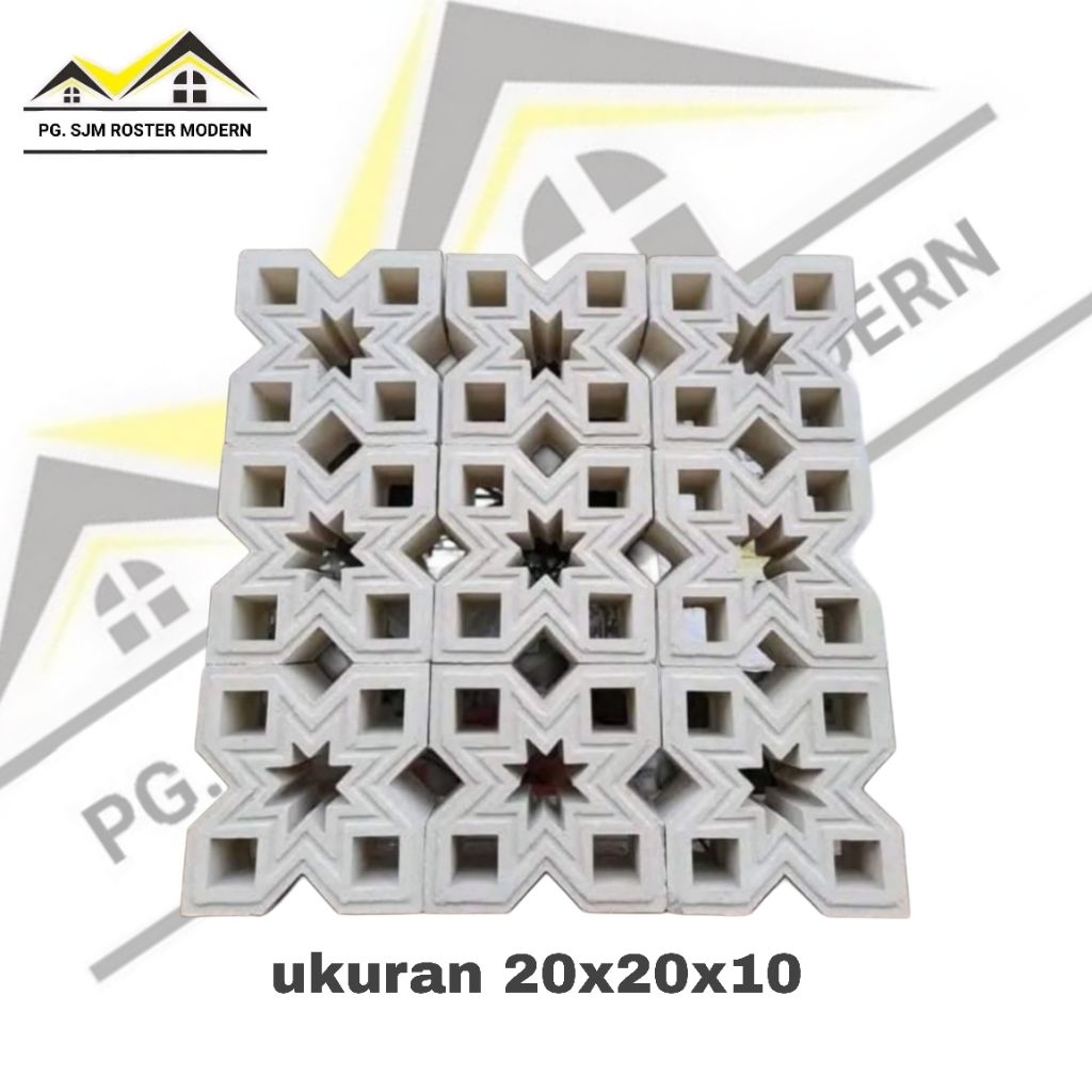 Roster Beton Roster Minimalis Roster Pagar Rumah Sirkulasi Udara Lubang Angin