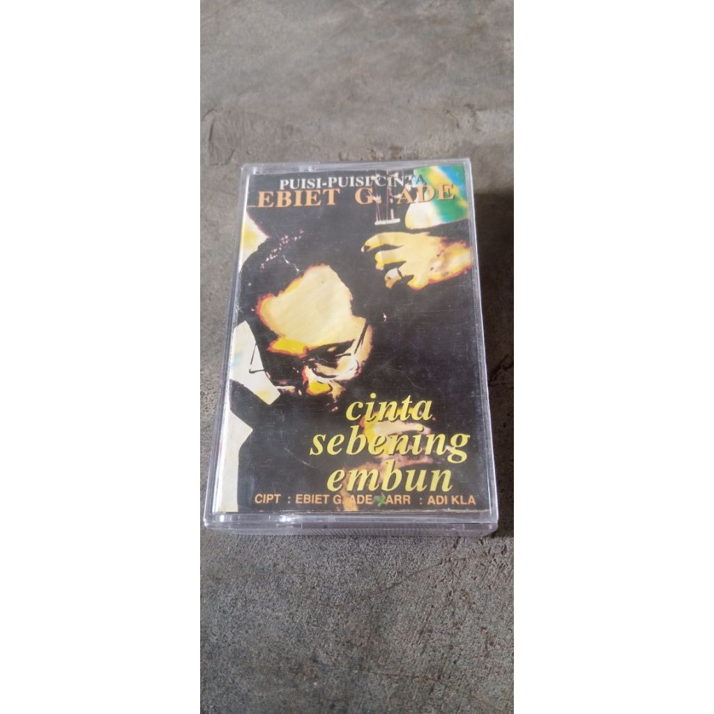 kaset pita Ebiet G Ade album puisi puisi cinta
