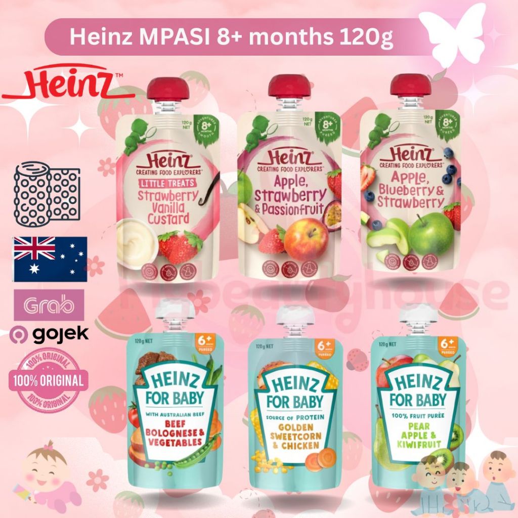 Heinz MPASI 8+ months 120g | Baby Food Pouch Australia