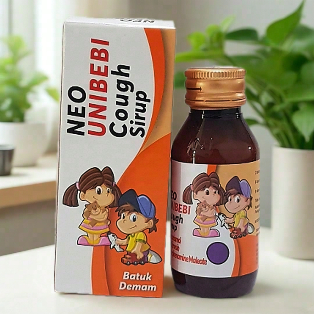 NEO UNIBEBI COUGH SIRUP 60ML OBAT BATUK DEMAM DAN BATUK
