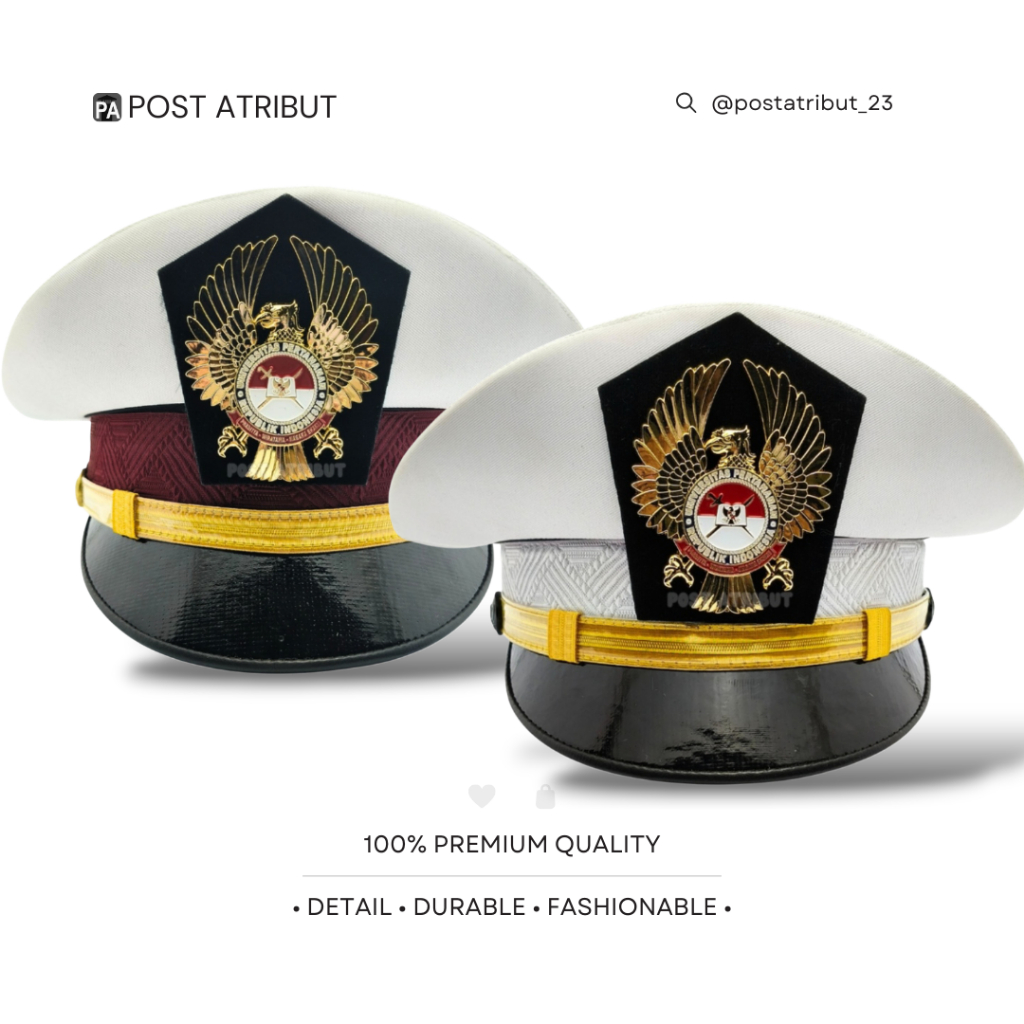 Pet Unhan Dengan Emblem Luxury / Atribut Unhan / Universitas Pertahanan / Bisa Custom Brevet / Kuali