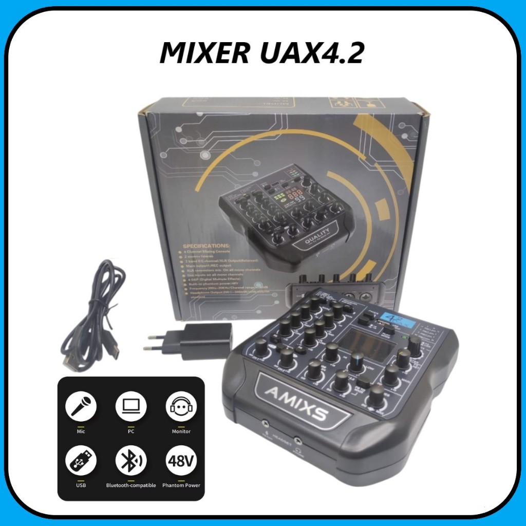 S-NET Mixer Semi Digital Audio 4-channel UAX4.2
