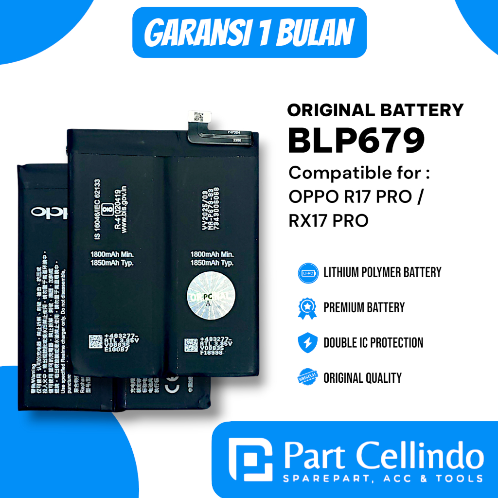 BATERAI BATRE OPPO BLP679 R17 PRO / RX17 PRO ORIGINAL