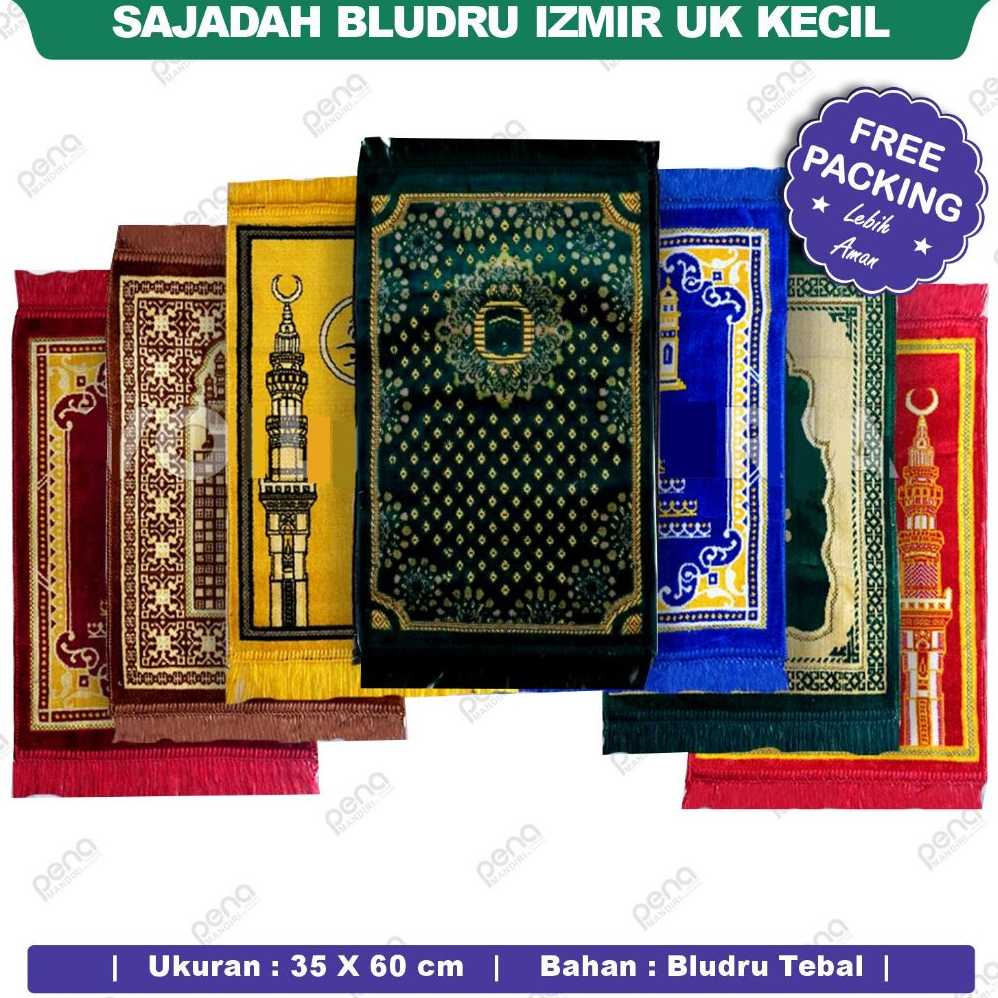 Sajadah Turkey Kecil / Kepala / Sajadah Muka Bahan Katun Tipis - Grosir Oleh Oleh Haji Umroh