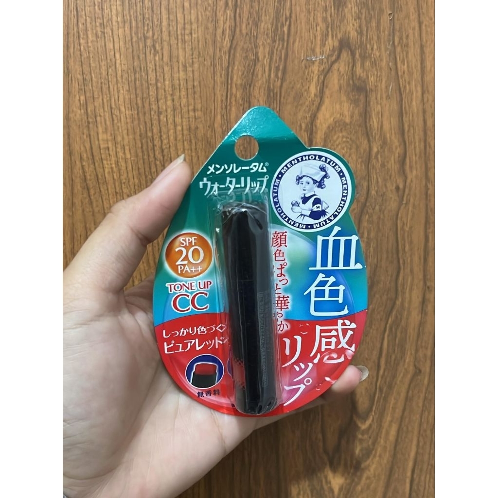 Rohto Mentholatum Water Lip Tone Up CC - Lip Balm Original Japan