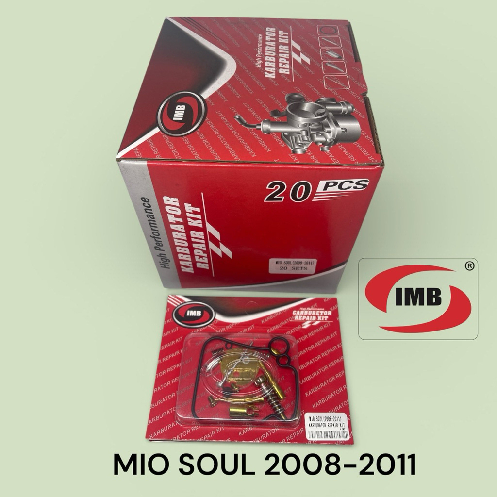 Carburetor repair kit / repairkit karburator / carburator Mio 2008-2011/Mio Soul + Plate original IM