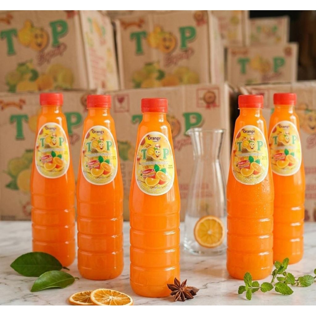[PROMO] TOP Orange Squash 630ml - Sirup Jeruk Segar & Berkualitas Myuravstore