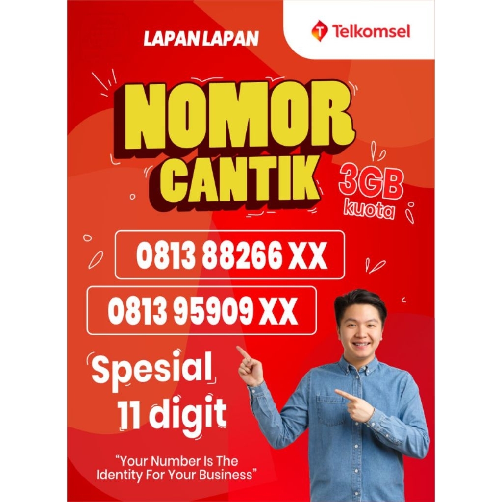 NOMOR SIMPATI 11 ANGKA KUOTA 3GB