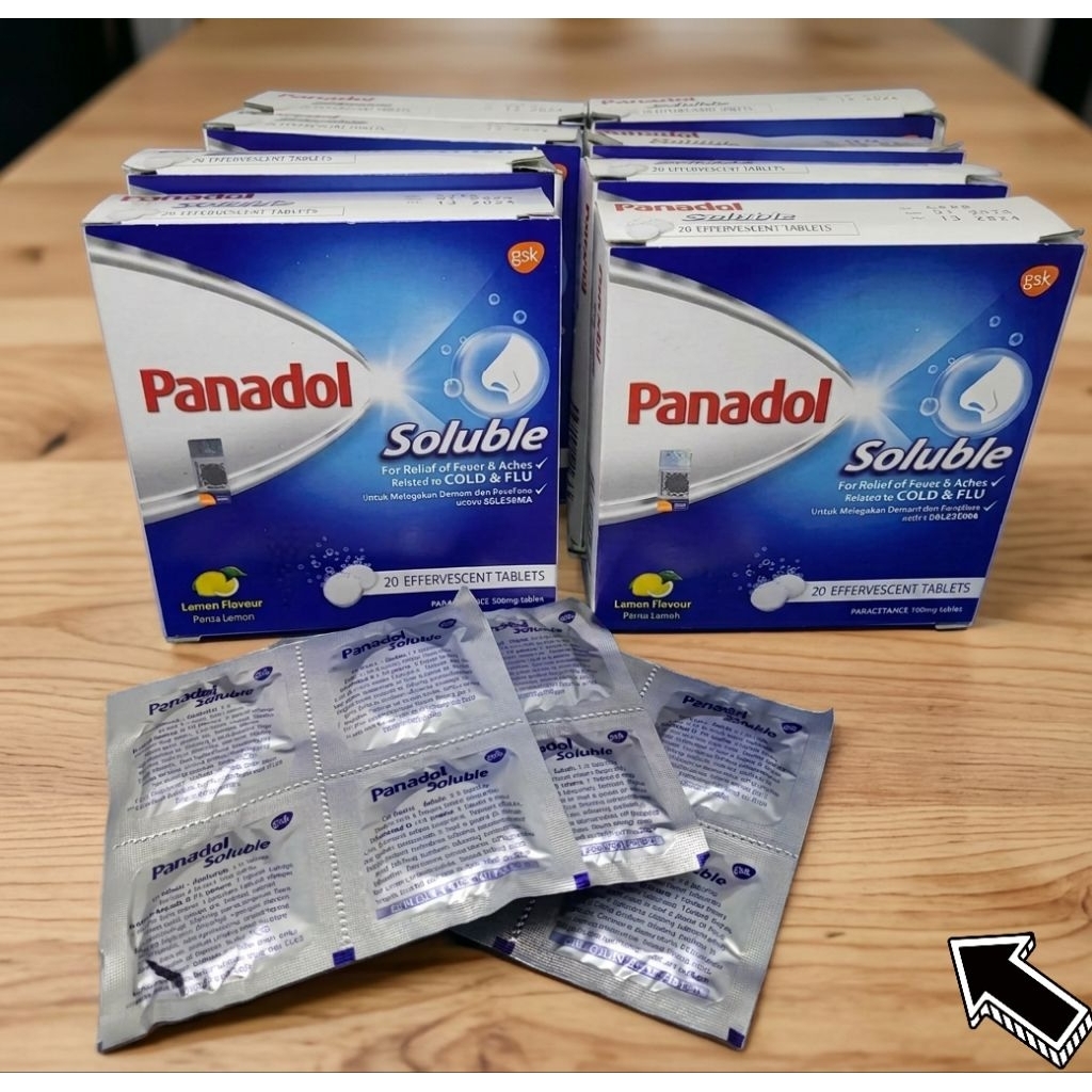 Panadol Soluble Malaysia Original rasa lemon