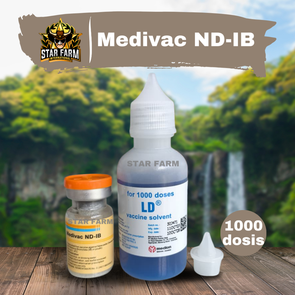 Vaksin ND IB 1000 Dosis Mencegah Penyakit ND & IB Pada Unggas