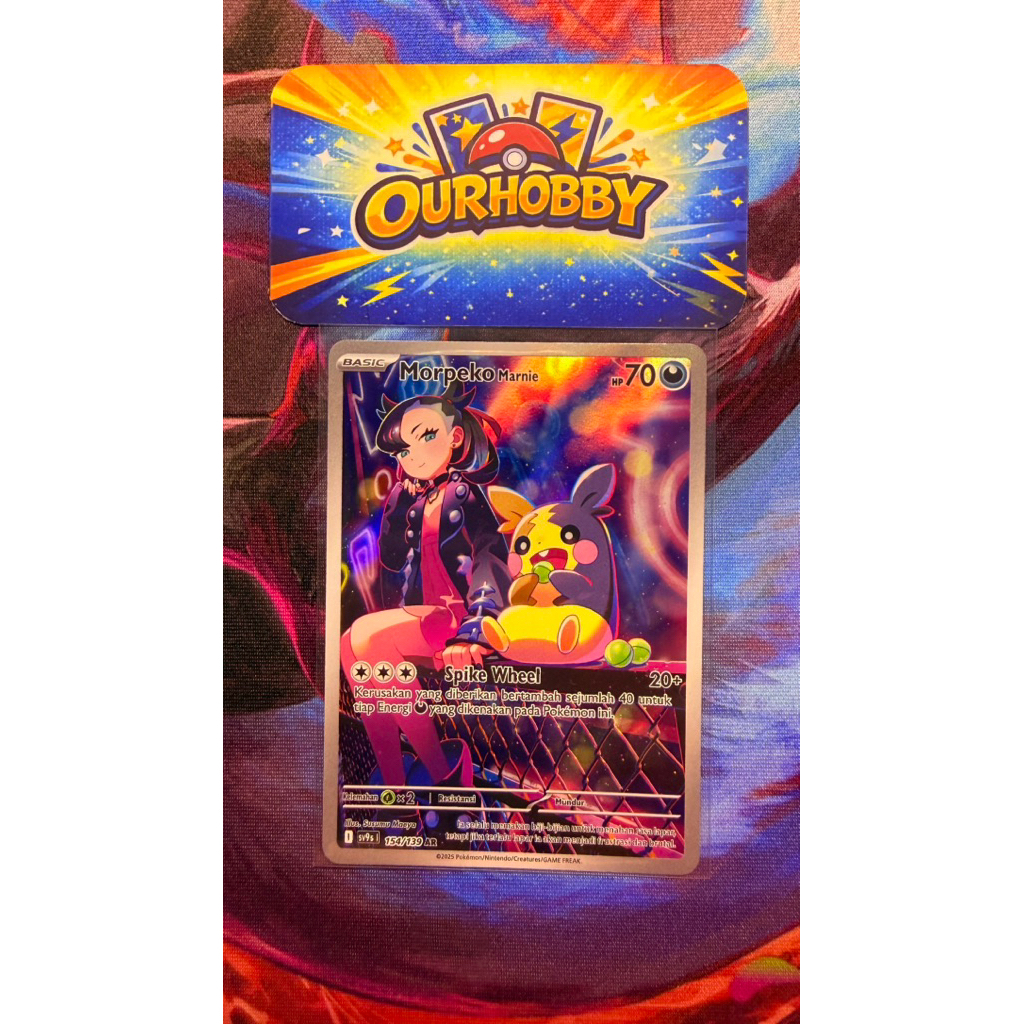 Karu Pokemon TCG Morpeko Marnie 154/149 AR IDN