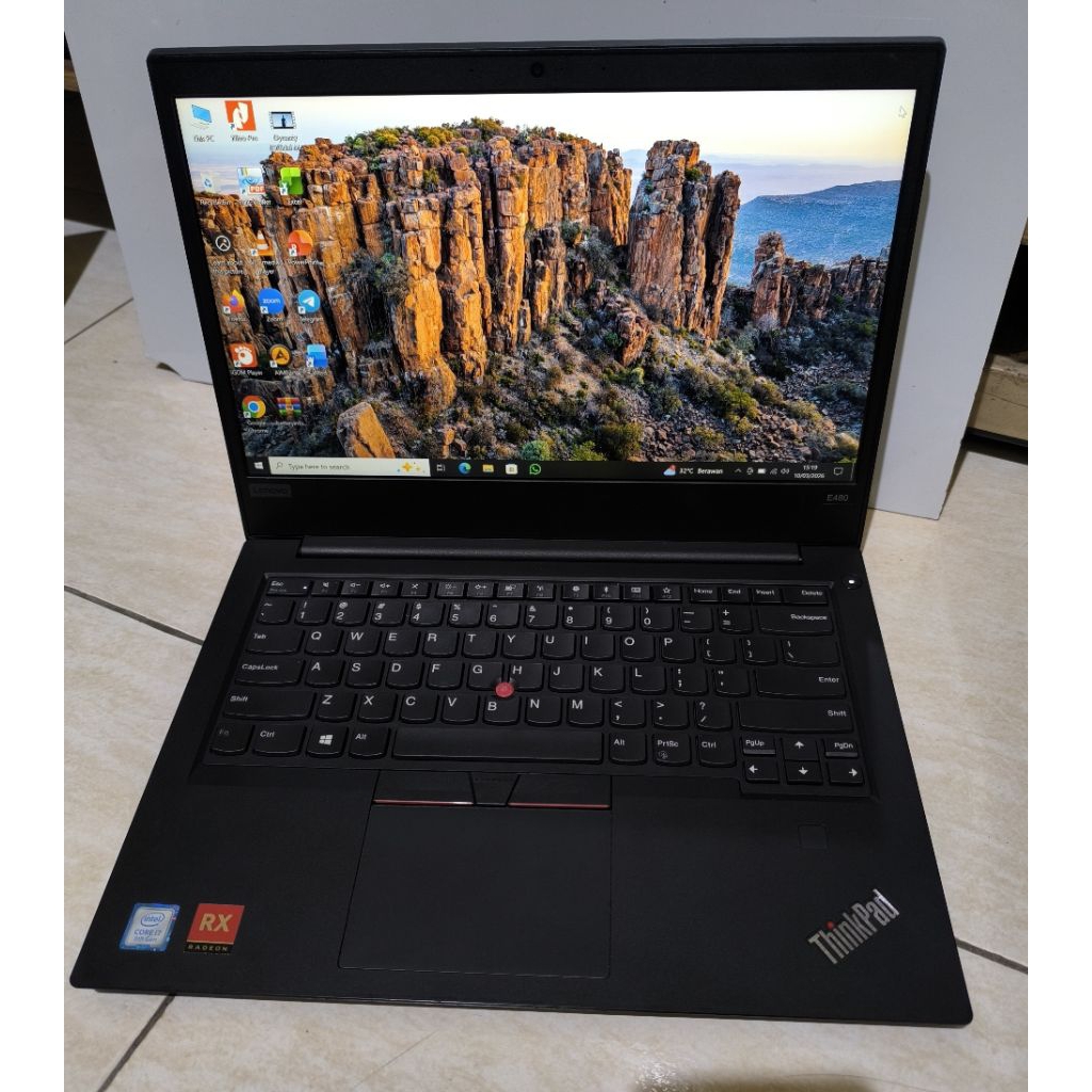 Laptop Second Lenovo Thinkpad E480 Core I7 Gen 8 Laptop Seken Bergaransi