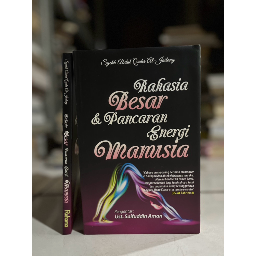 [ ORIGINAL ] BUKU BACAAN AGAMA / RAHASIA BESAR & PANCARAN ENERGI MANUSIA / UST SAIFUDDIN AMAN