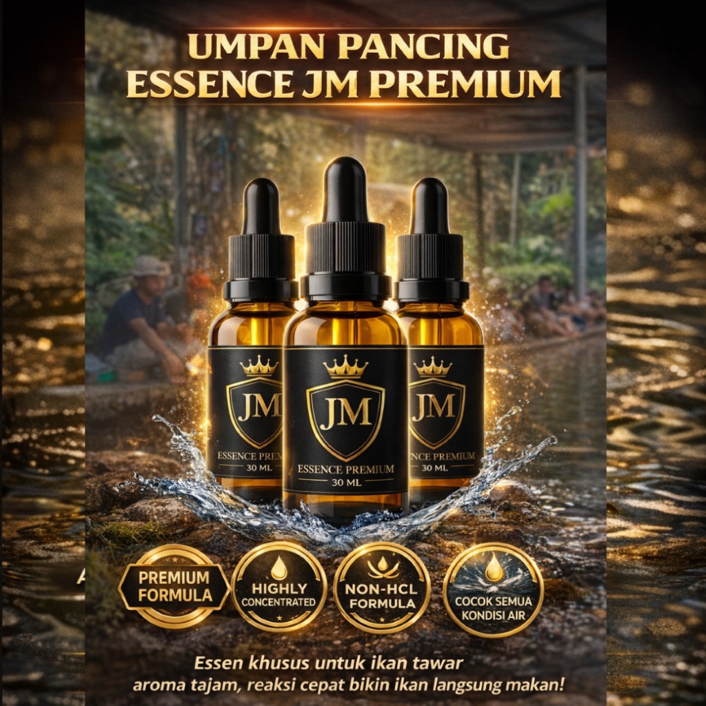 JM Premium – Umpan Pancing Terbaik, Essen Gacor & Anti Boncos untuk Semua Ikan


