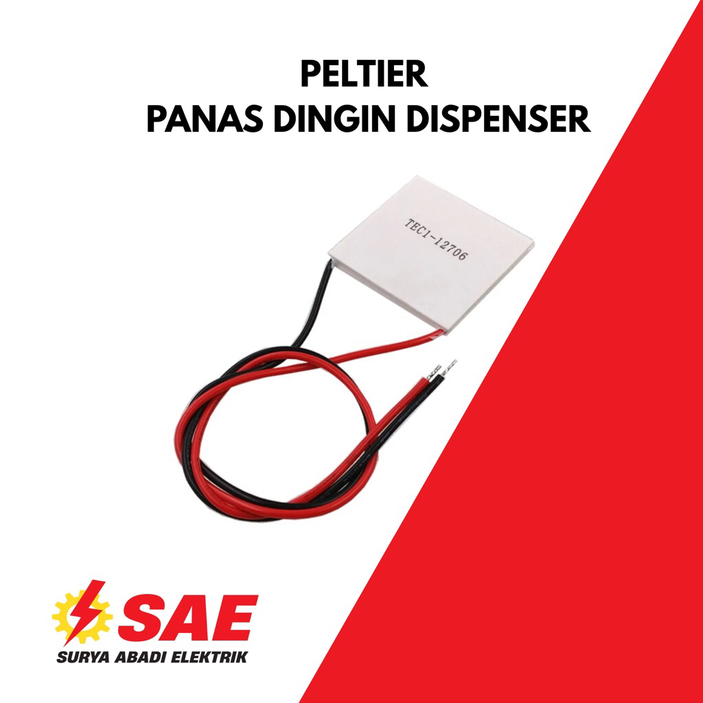 PELTIER TEC-12706 TEC1 12706 THERMOELECTRIC DC 12V 6A
