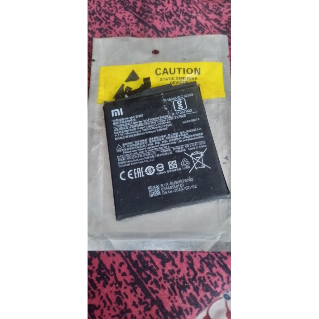 batre xiaomi 5a dan 6a copotan (seken)