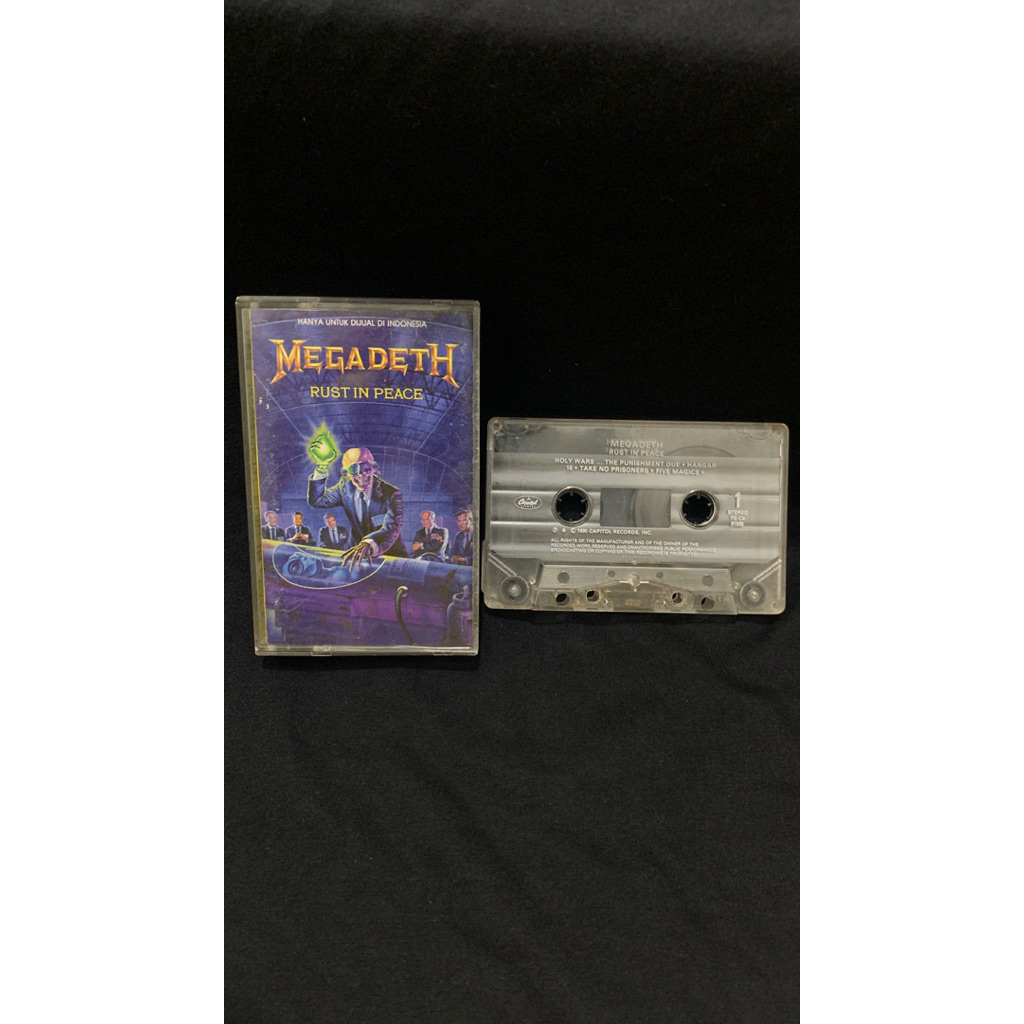 Kaset Megadeth rust in peace