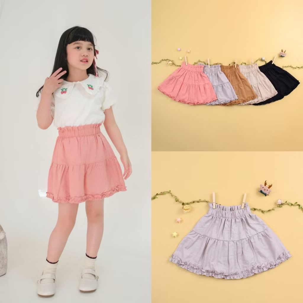 Baju anak / rok anak perempuan / Saby skirt / rok korean style