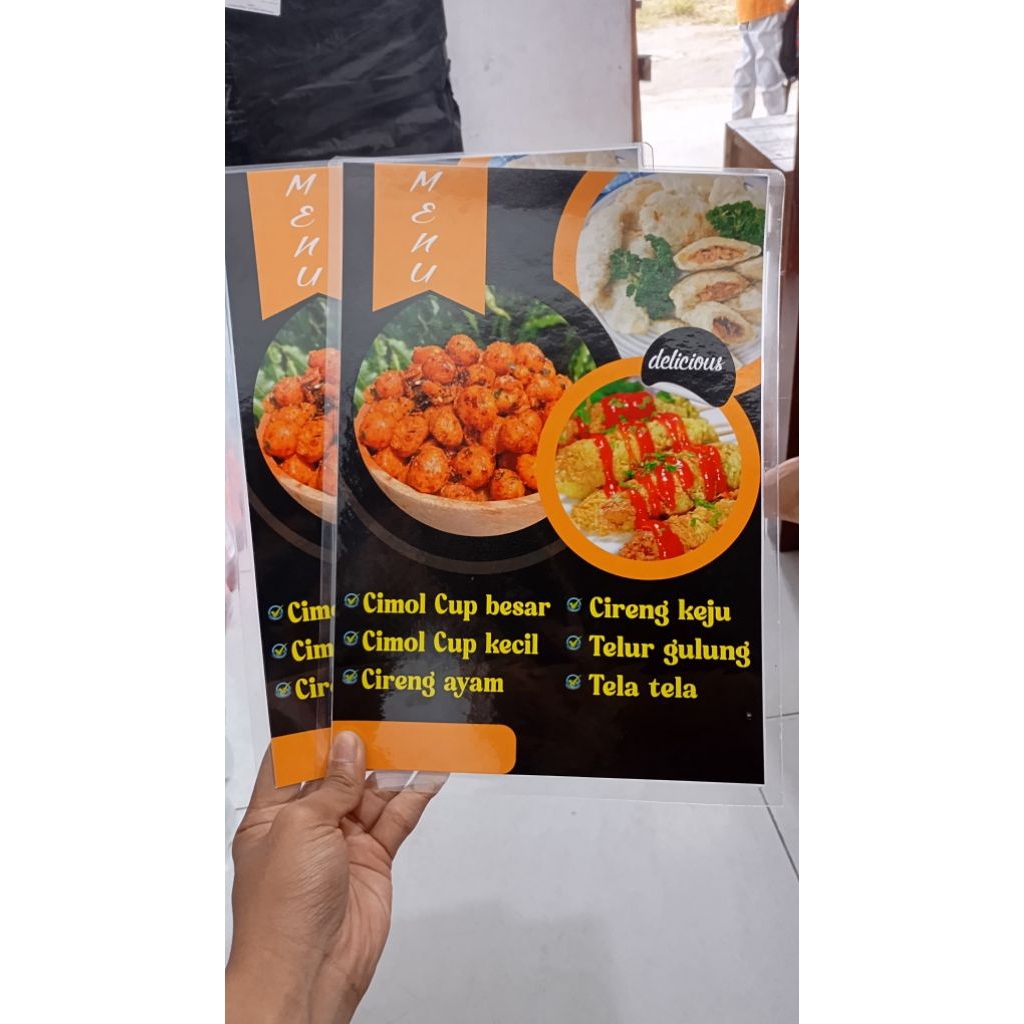 DAFTAR MENU MAKANAN/MINUMAN CUSTOM
