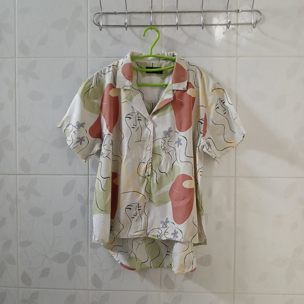 Preloved - Cotton Tree - Gerald Top Thalassa Sage