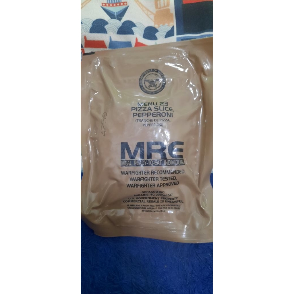 MRE USA RANSUM TENTARA AMERIKA MENU 23