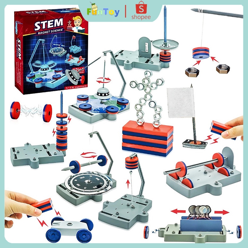 FUNTOY 12/14 IN 1 DIY Mainan Edukasi Surprising Chemistry Magnet SCIENCE KIT SAINS GAME