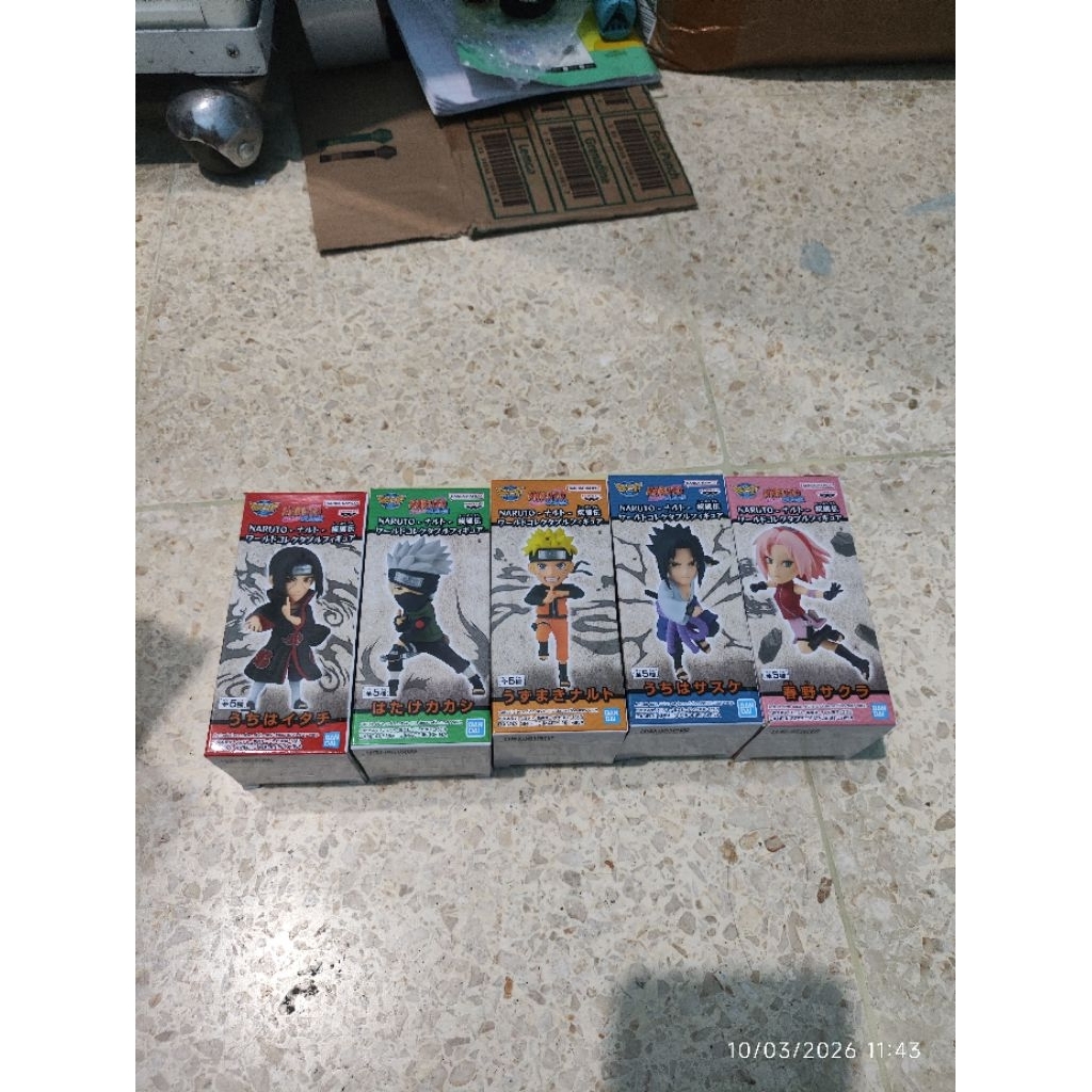 Satuan Wcf Naruto Uzumaki Sasuke Uchiha Sakura Haruno Kakashi Hatake Itachi Uchiha original