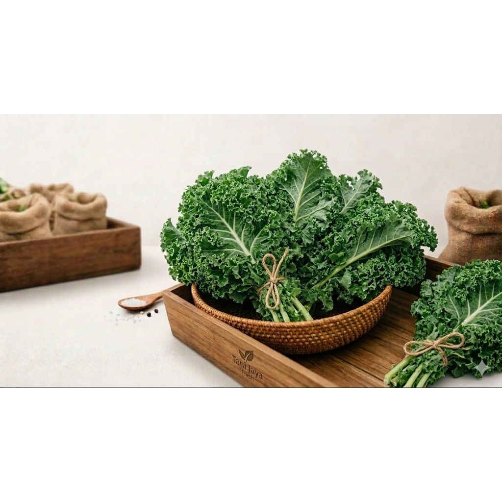 Sayur Organik Surabaya - Kale Curly / Nero 200 Gram