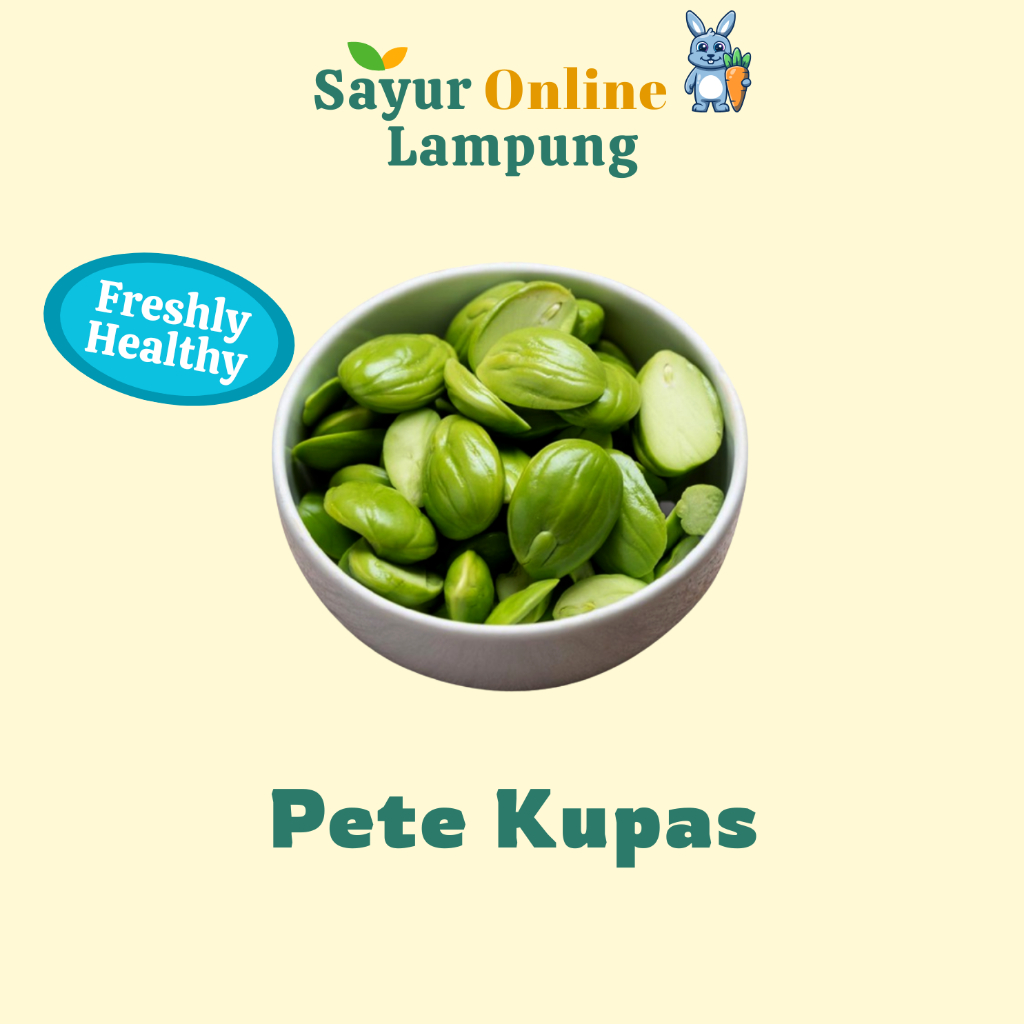 Pete kupas -segar - Sayur online Lampung