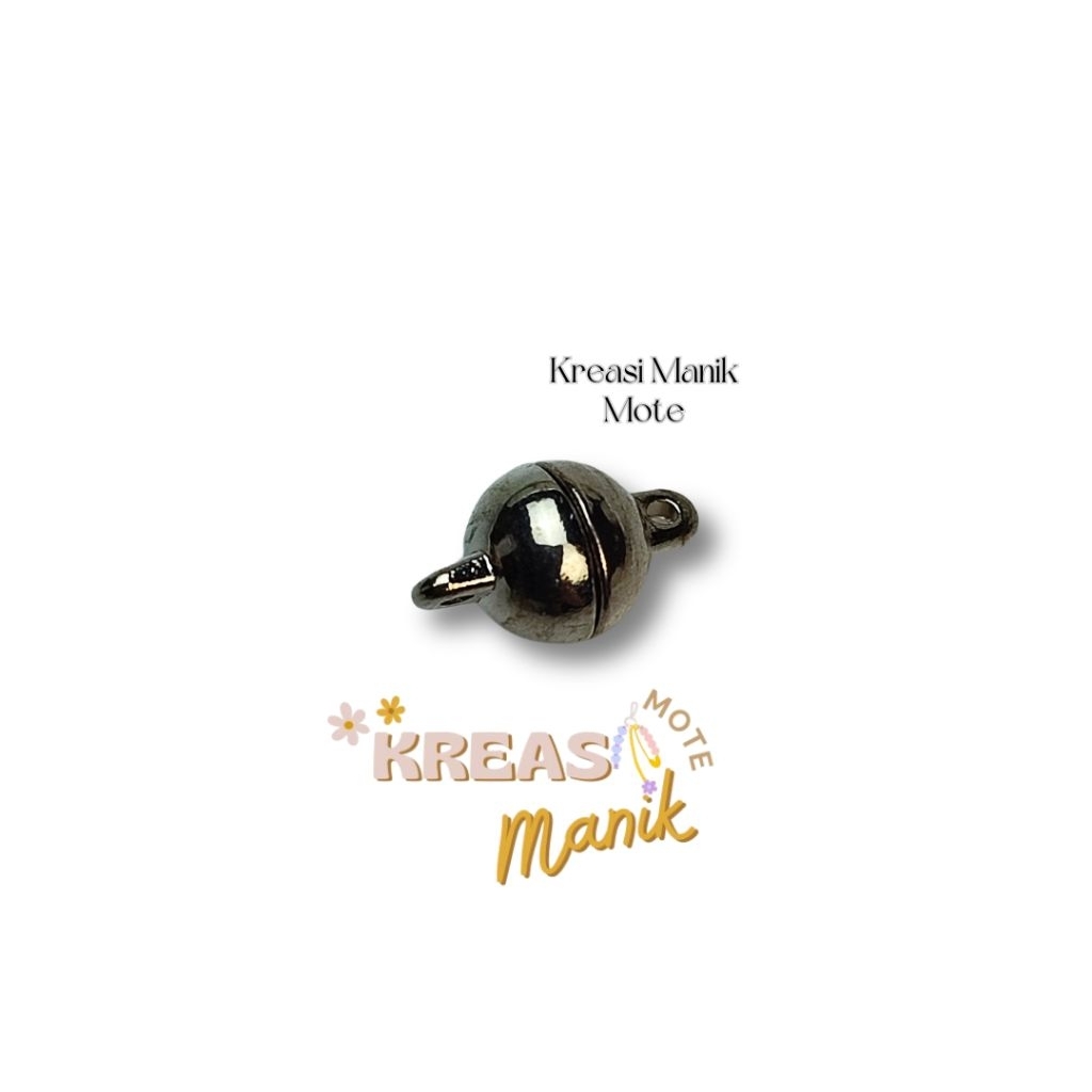 (1 Pasang) Magnet Polos Magnet Bentuk Love Magnet Silver Magnet Hitam Magnet Gelang Couple Magnet