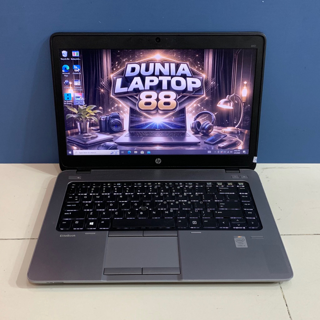 Hp Elitebook 840 G1 Core i5 Gen 4 Ram 8 SSD 180 Backlight - Siap Pakai