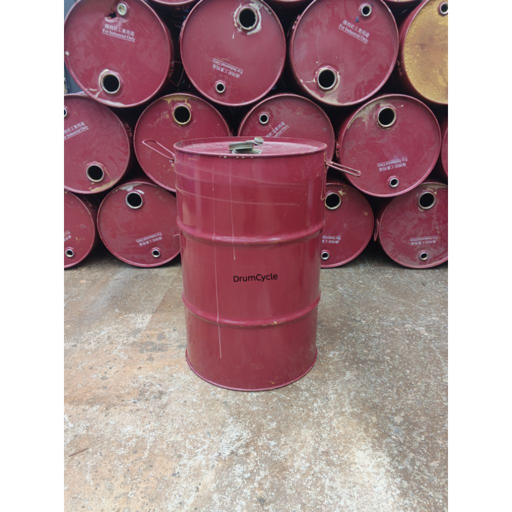 Tong Besi/Drum Besi Bekas 60 Liter-Tutup Ulir Ganda