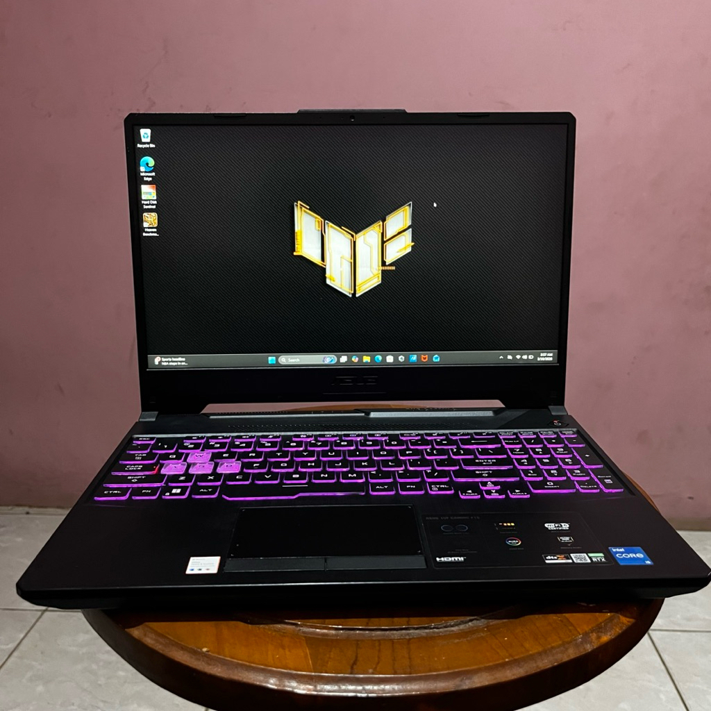 LAPTOP GAMING ASUS TUF GAMING F15 RTX 3050 RAM 16GB SSD 512GB likenew