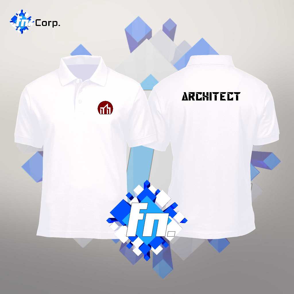 BAJU POLO SHIRT KAOS KERAH LENGAN PENDEK IKATAN ARSITEK IAI ARCHITECT KASTEM ATASAN PRIA ADEM LEMBUT