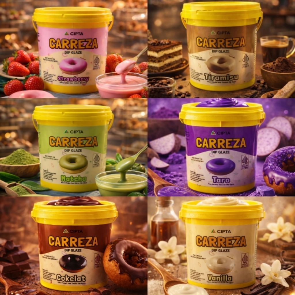 Carreza Dip Glaze Toping Donat