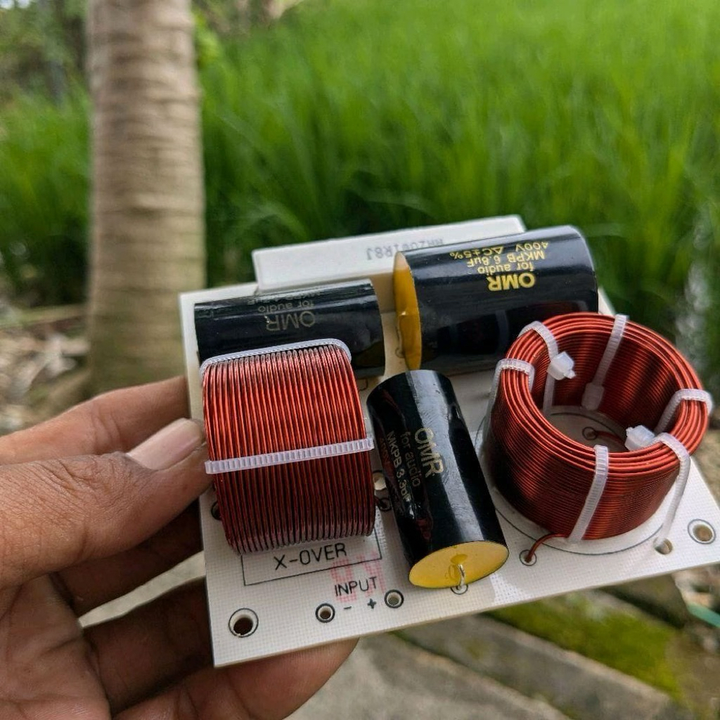 CROSSOVER PASIF 2 WAY BALAP (UNTUK MINIATUR MID & HIGH) COCOK BUAT SPEAKER 6 SAMPAI 10 INC