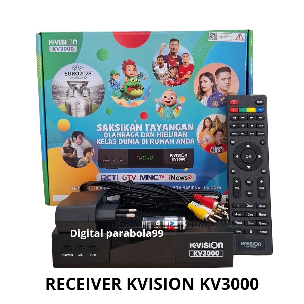 Digital Receiver Kvision Bromo KV3000 Hybrid Cband Kuband