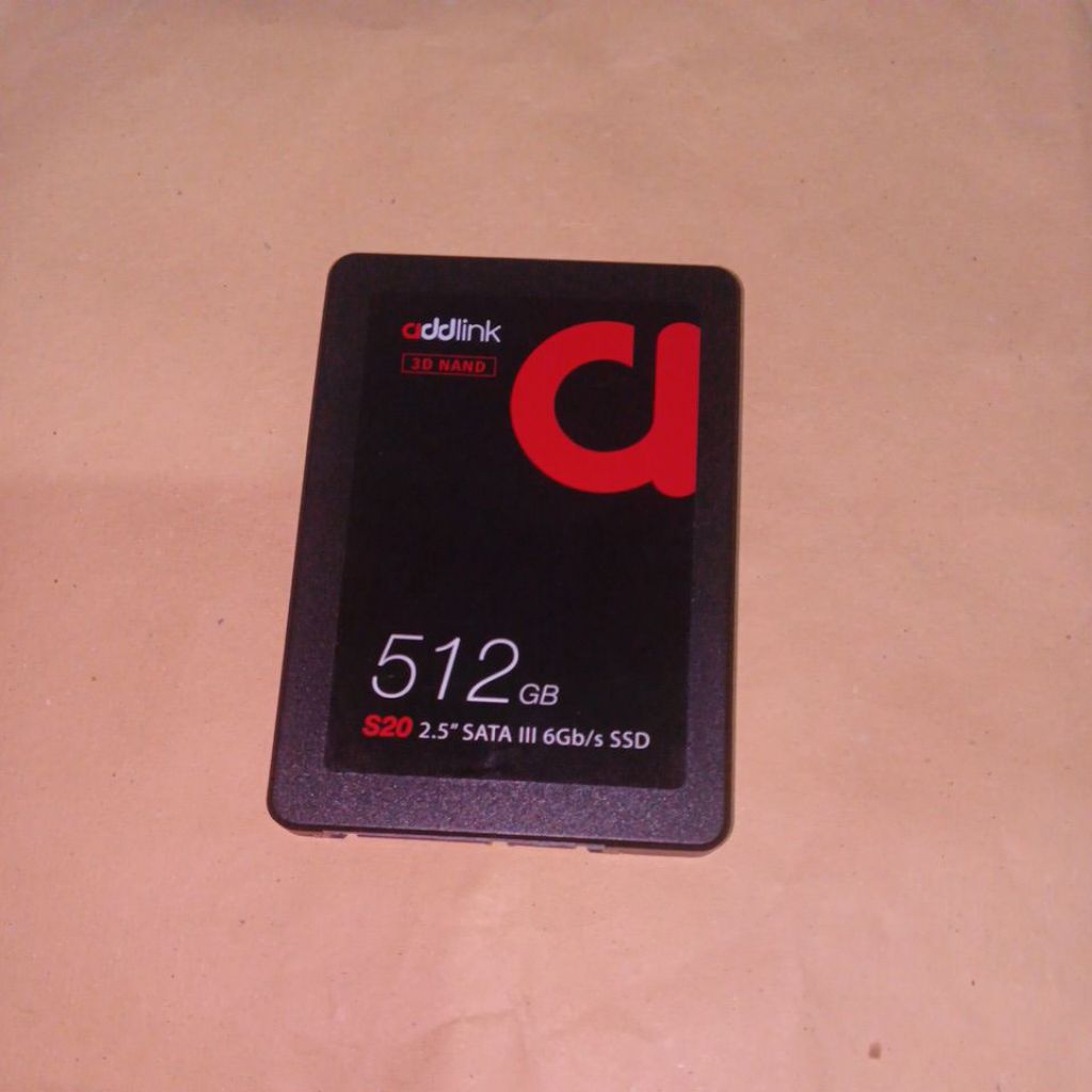 SSD Addlink 512Gb Sata Serial (Normal) (Include OS windows 11, Office, Anti virus dll) (Sentinel 100