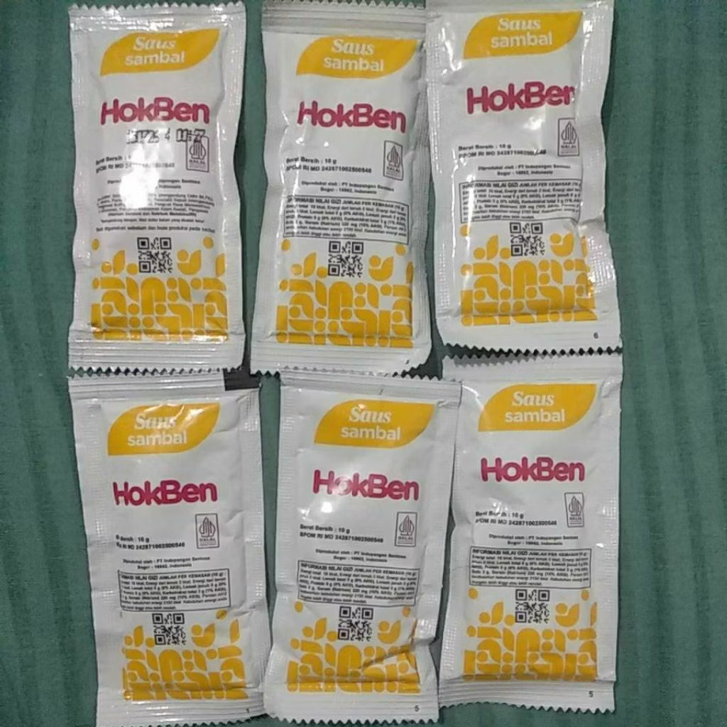 Saus Sambal Hoka Bento Sachet Sauce Chili Hokben