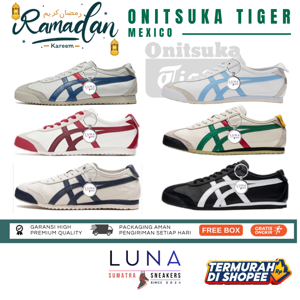 PALING MURAH | Sepatu Casual Onitsuka Tiger Mexico High Premium Quality - LUNA Sumatra Sneakers