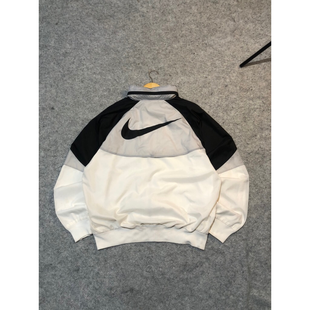 Nike Sportswear Jacket Windbreaker Colour-block Big logo | Grey-Black-White