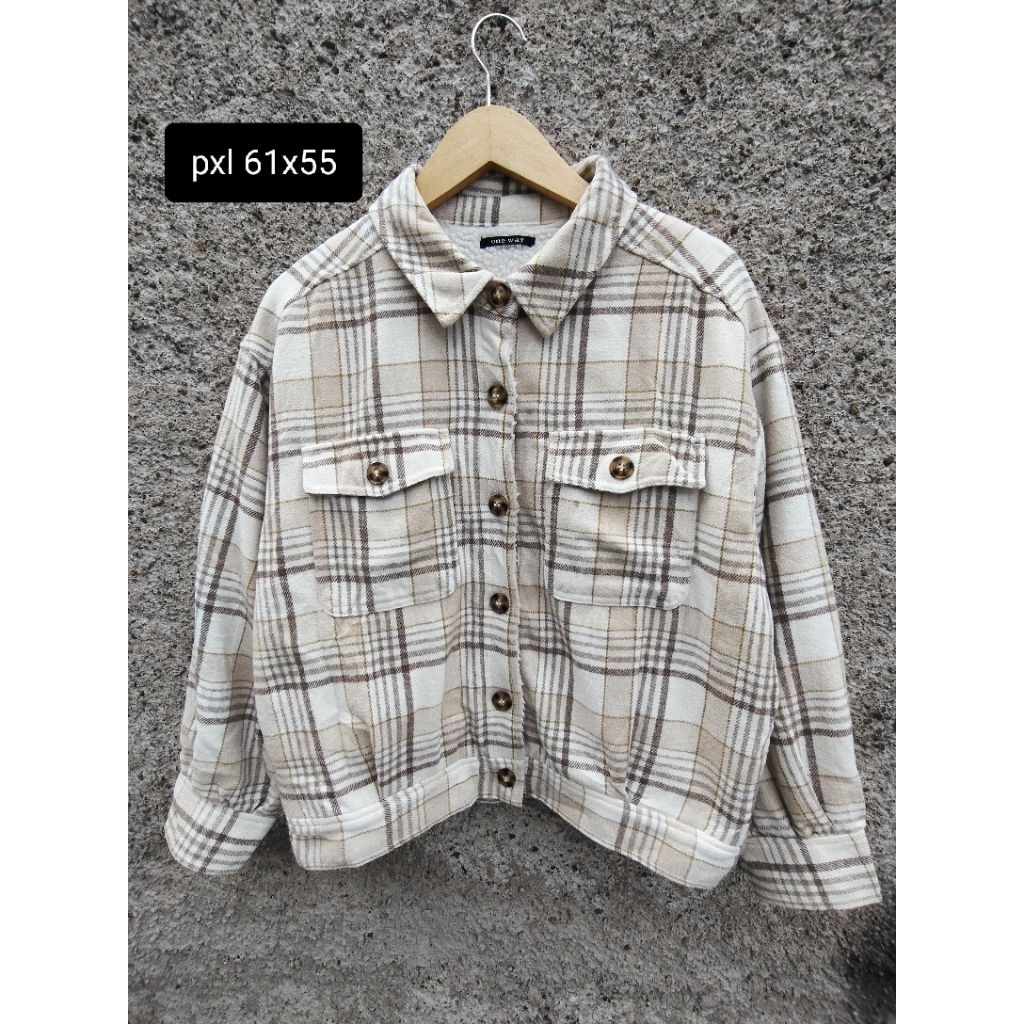 outer jaket boxy ONE WAY