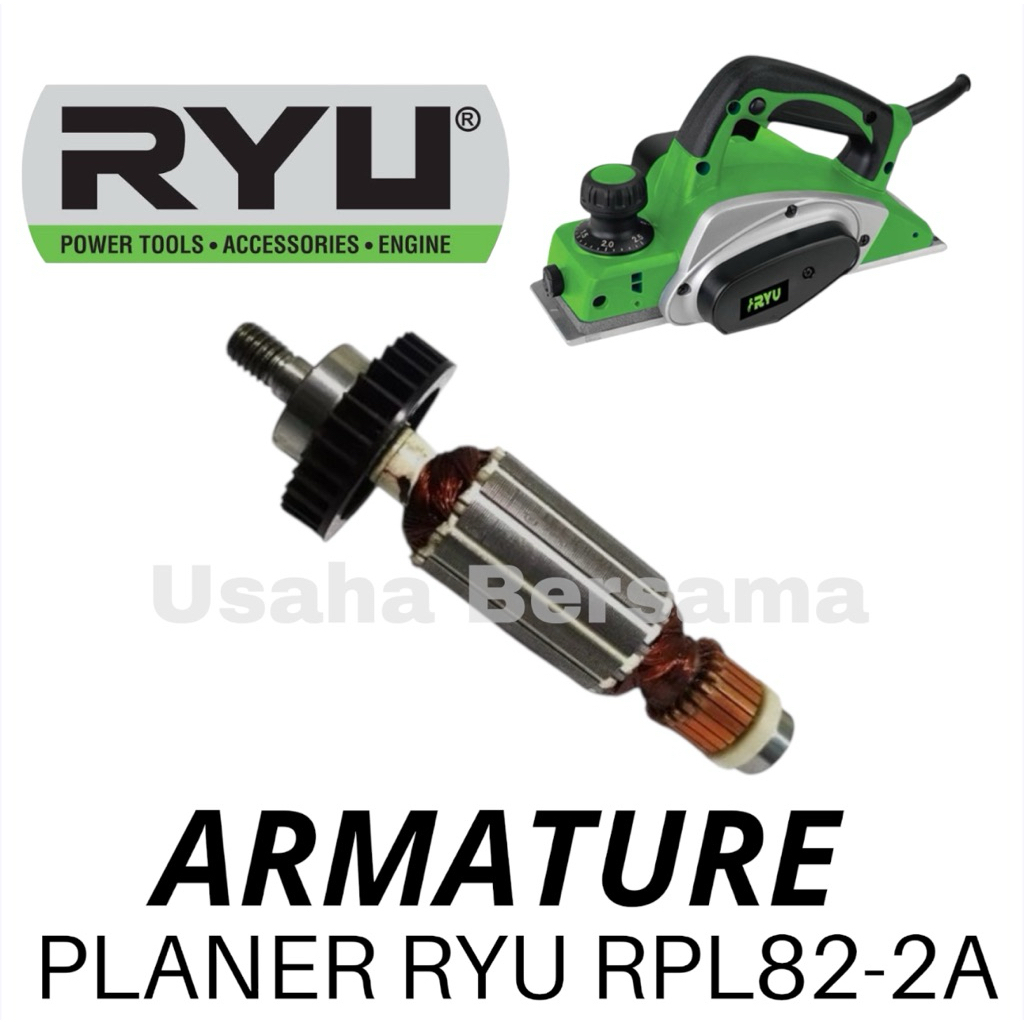 ARMATURE PLANER RYU RPL82-2A ANGKER SERUT RPL822A ROTOR KETAM RYU RPL82-2
