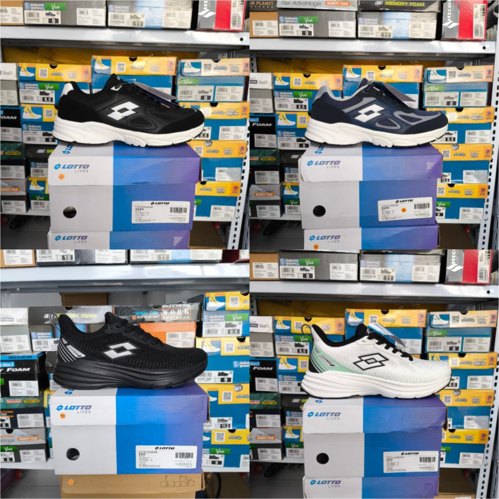 Sepatu Lari Pria LOTTO RUNNING ORIGINAL