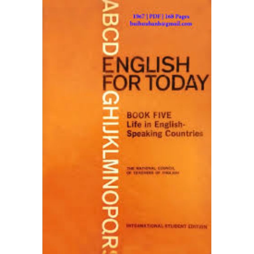 Book ENGLISH FOR TODAY 5. Life in English-speaking countries.
