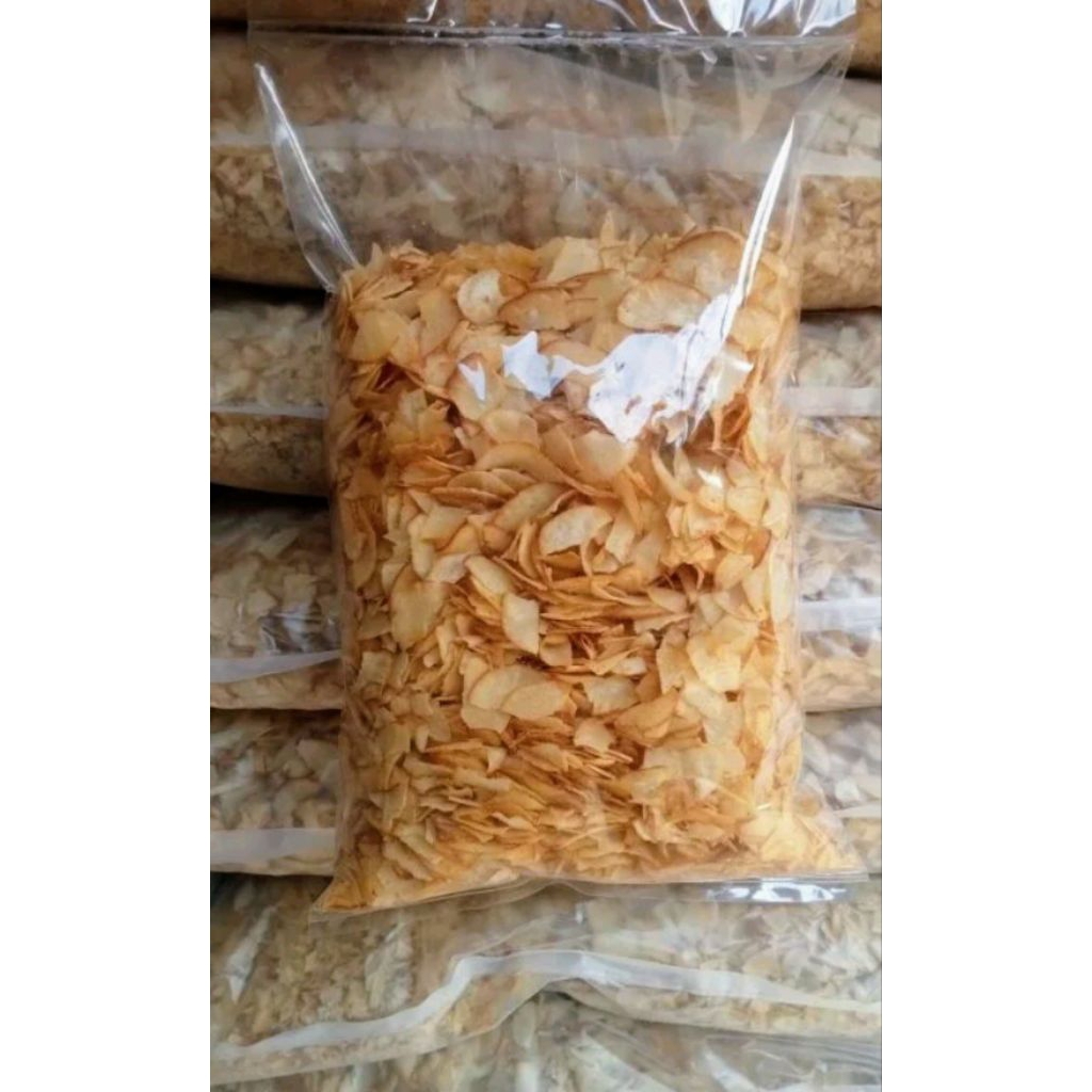 Seribuan Keripik singkong patahan kusuka minimal 10 pcs