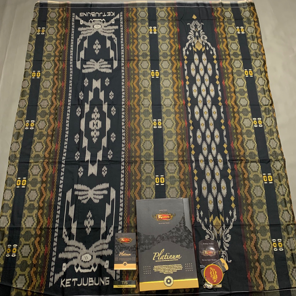 Sarung Ketjubung Platinum TIS Gold