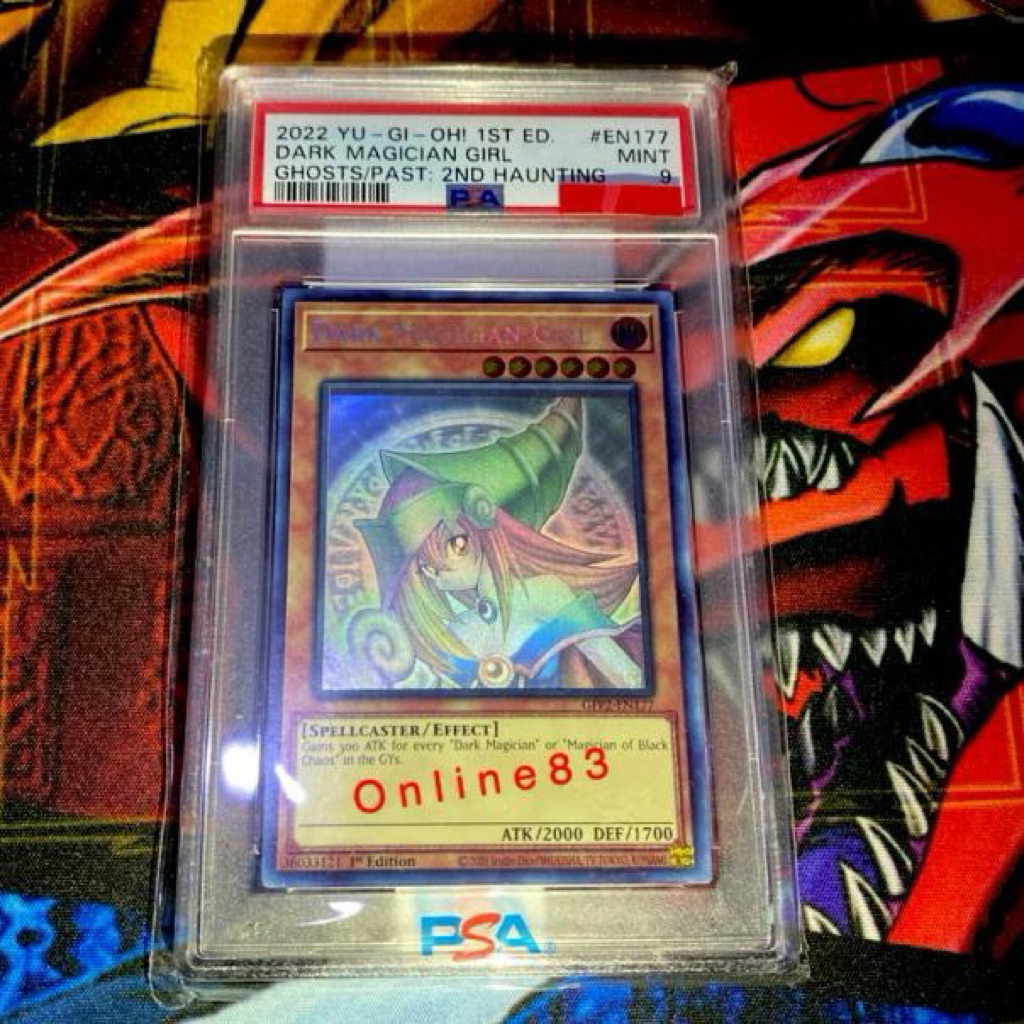 Dark Magician Girl PSA 9 ghostrare GFP2-EN177 yugioh ghostrare psa 9